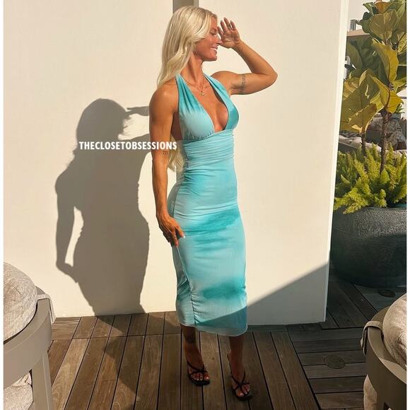 ZARA BLOGGER FAVE!!! Halter Midi Dress NWT - Picture 14 of 16